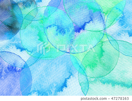 Abstract circle watercolor background. 47278163