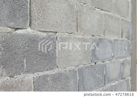 Closeup unfinish fence wall background 47278618