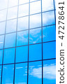 glass window of modern skyscraper 47278641