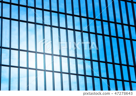 glass window of modern skyscraper 47278643