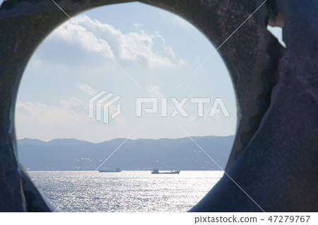 紀念碑和明石海峽大橋3 紀念碑和明石海峽大橋3 47279767