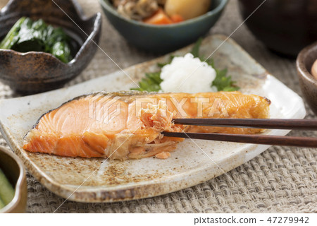 Baked sweet potato 47279942