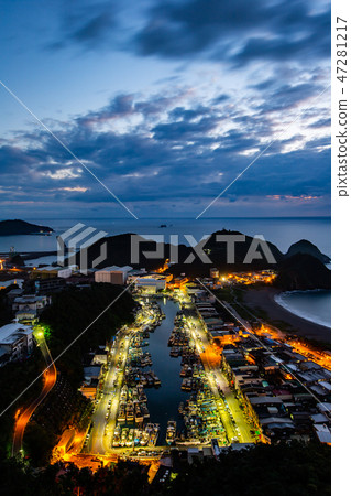 臺灣宜蘭南方澳漁港Asia Taiwan Yilan fishing port 47281217