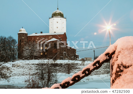 panorama of Vyborg castle and Castle island panorama of Vyborg castle and Castle island 47282500
