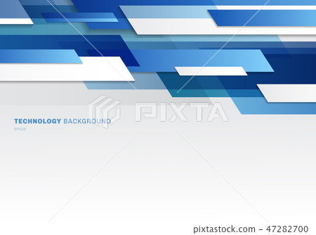 Abstract header blue and white geometric shapes Abstract header blue and white geometric shapes 47282700