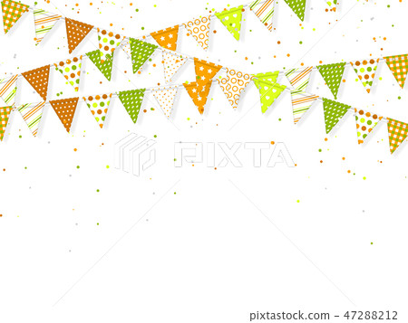 3d banting flags with confetti for Indian holidays 3d banting flags with confetti for Indian holidays 47288212