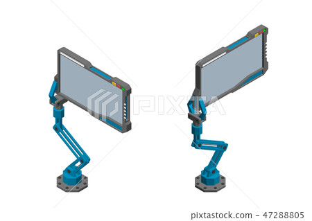 robotic monitor arm