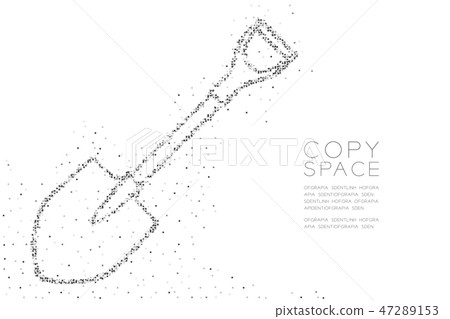 Abstract Geometric Square box pixel pattern Spade Abstract Geometric Square box pixel pattern Spade 47289153