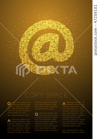 Abstract Geometric Bokeh circle pattern At sign 47289181