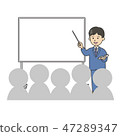 businessman giving a presentation 47289347