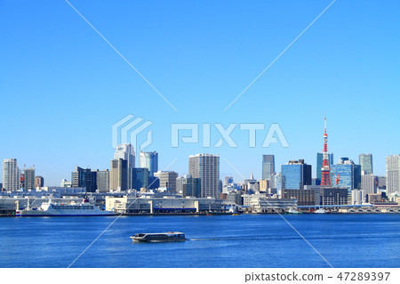Tokyo City Scenery Tokyo Tower Tokyo City Scenery Tokyo Tower 47289397