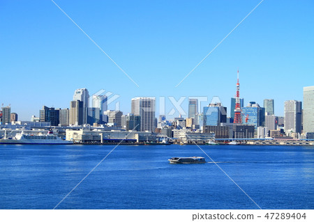 Tokyo City Scenery Tokyo Tower Tokyo City Scenery Tokyo Tower 47289404