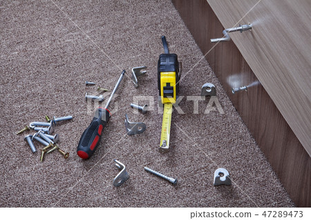 Steel fasteners, brackets and hand tools  47289473