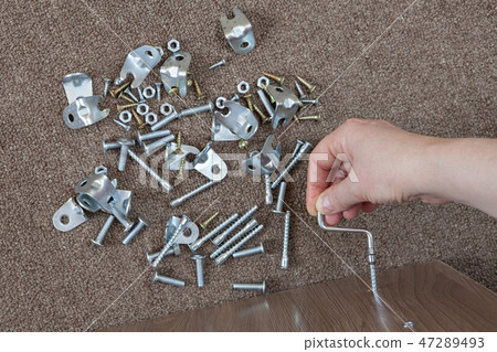 Furniture assembly hand tool, hex wrench screwing Furniture assembly hand tool, hex wrench screwing 47289493