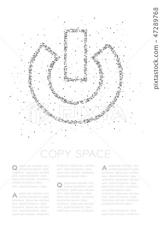 Abstract Geometric Square box pattern Power sign 47289768
