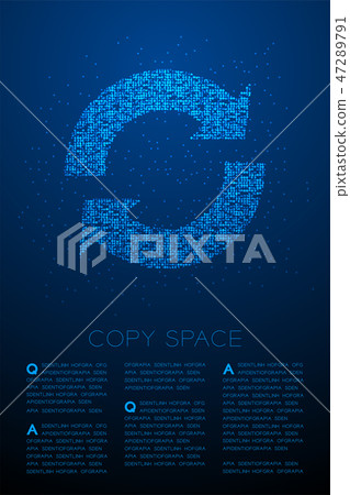 Abstract Geometric Bokeh circle pattern Sync sign 47289791