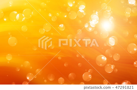 Colorful flying bubbles - modern abstract background, computer generated illustration, 3d render 47291821