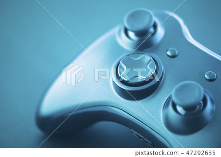 Video game controller macro shot Video game controller macro shot 47292635