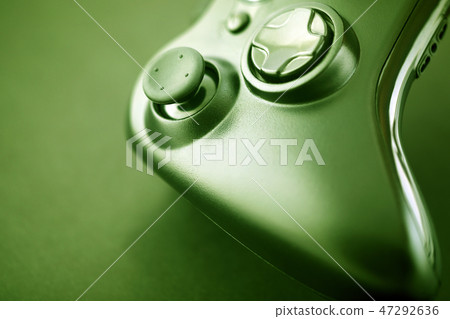Video game controller macro shot Video game controller macro shot 47292636