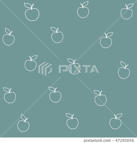 White apple on a gray background, a scribble White apple on a gray background, a scribble 47293058