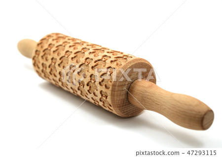 rolling pin with bear pattern on white rolling pin with bear pattern on white 47293115