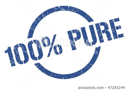 100% pure stamp - Stock Illustration [47293244] - PIXTA
