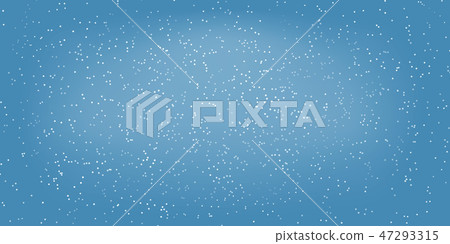 snowing on blue 47293315