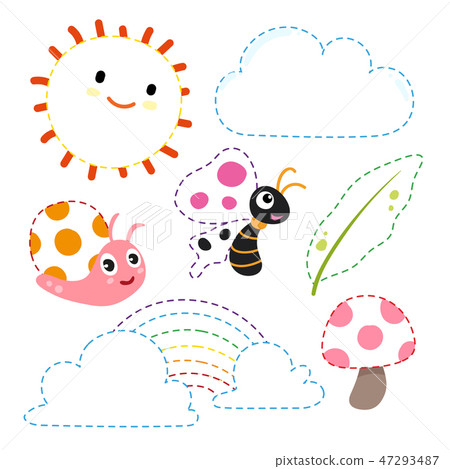 nature worksheet vector design 47293487