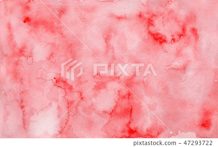 Hand painted bright red watercolor background Hand painted bright red watercolor background 47293722
