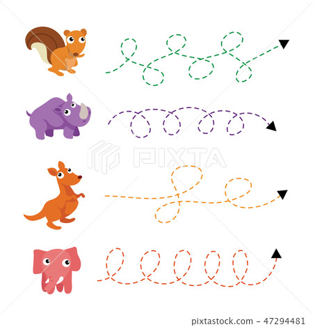animals worksheet vector design animals worksheet vector design 47294481