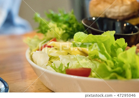 Traditional Chinese bowl. Yurigami Yubanban, meat, shiitake, raw vegetables, incense, sea bream soup. Traditional Chinese bowl. Yurigami Yubanban, meat, shiitake, raw vegetables, incense, sea bream soup. 47295046
