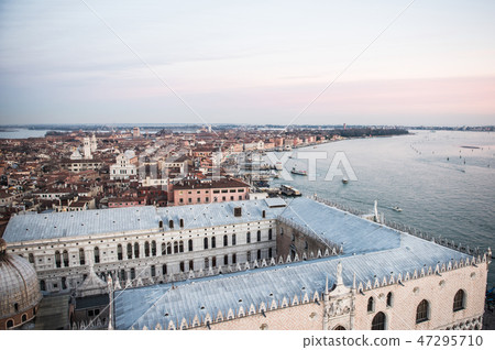 Venice and the San Marco Canal from the belfry of San Marco Square 47295710