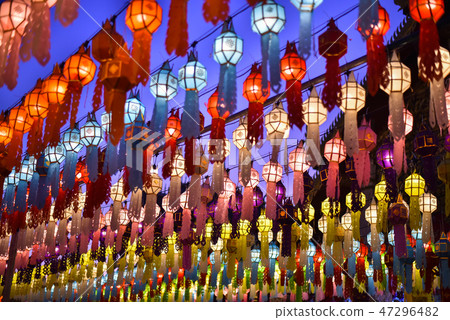 Lanterns for both Thai and Chinese happiness Lanterns for both Thai and Chinese happiness 47296482
