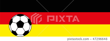 football soccer ball germany colors background 47296648
