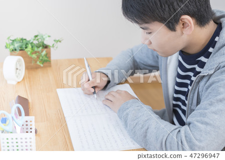Boy studying 47296947