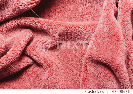 coral color of the year soft fleece texture. coral color of the year soft fleece texture. 47298676