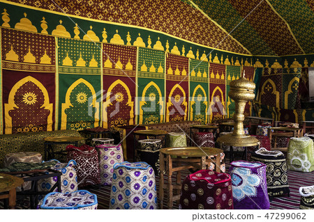 Arabic jaima with tables Arabic jaima with tables 47299062