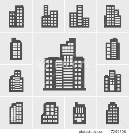 Icons Building vector 47299808