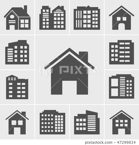 Building Icons Vector illustration series Building Icons Vector illustration series 47299814