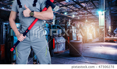 Industrial zone background 47300278
