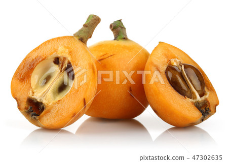 Ripe Loquat fruit or Japanese Plum 47302635