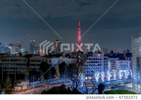Tokyo Tower Mouri Garden Illumination Tokyo Tower Mouri Garden Illumination 47302872