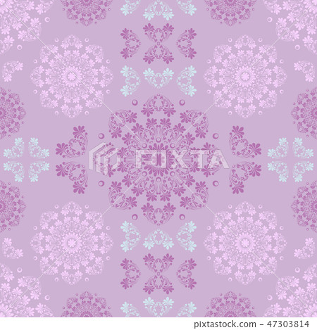 Rose quartz and serenity seamless pattern for wall. 47303814