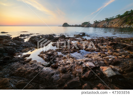 Amazing Mediterranean seascape in Turkey 47303856