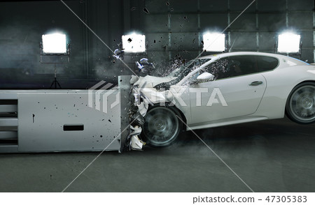 Art photo of crashed car 47305383