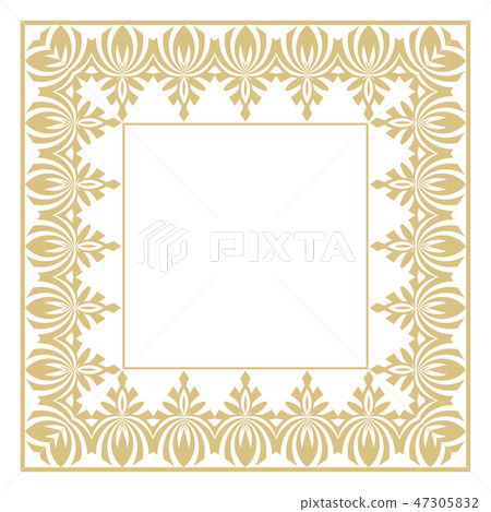 Art rectangular ornament. Art rectangular ornament. 47305832