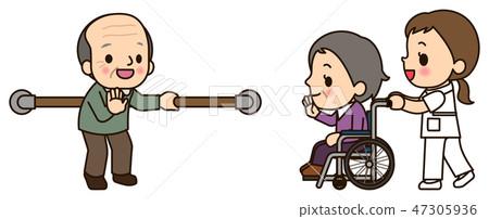 輪椅的女人 47305936