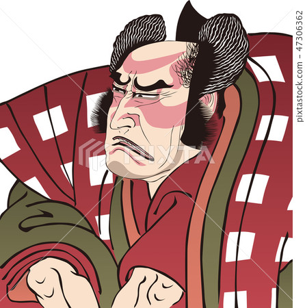 Ukiyoe Kabuki actor part 4 47306362