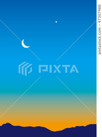 月亮和金星 47307466