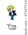 Perfect for fashionable girls and cats post cards 47307514